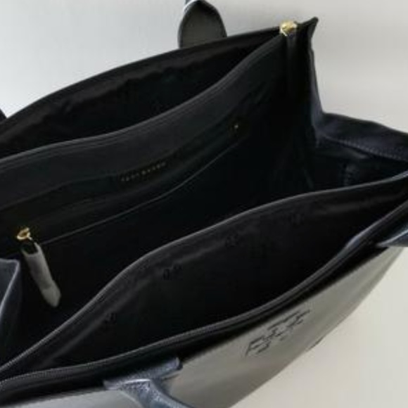 NEW Tory Burch leather Business Large Tote Bag - Picture 6 of 8